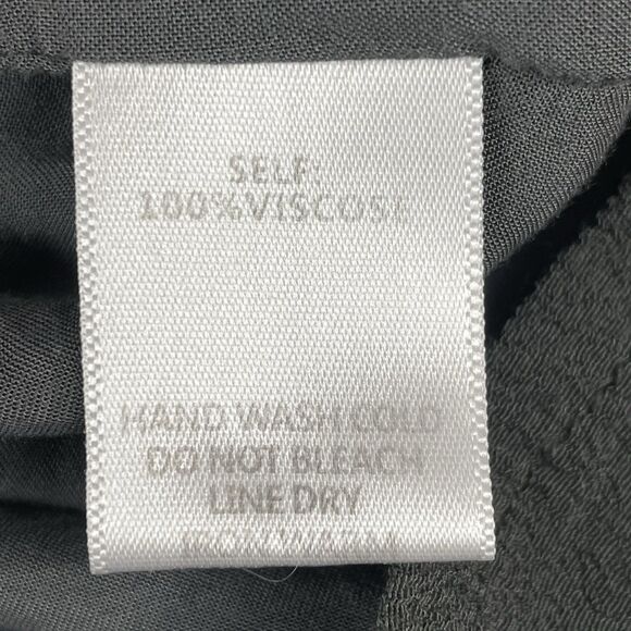 Mittoshop Button Detail Midi Shirt Dress Women's M Grey Short Sleeve Collared - Picture 9 of 14